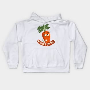 What's Up Doc: Playful Carrot Charm Kids Hoodie